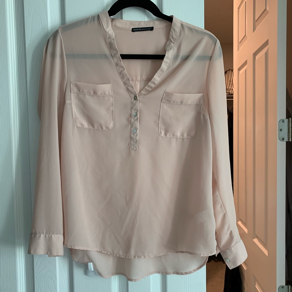 Sheer Pink Blouse